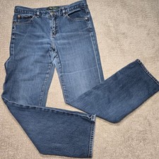 Lauren Jeans Co Ralph Lauren Modern Slim Jeans Womens 10 Blue Denim Medium Wash