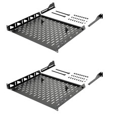 1U 19 inch Rack Mount Shelf 14 inch Depth Inch Server Rack Shelf Mount