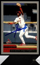 2000 Topps #352 Edgar Renteria Auto Signed IP St. Louis Cardinals