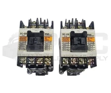 LOT OF 2 FUJI ELECTRIC SC-03 CONTACTOR 100-110V/50Hz 110-120V/60Hz 4NC0A0#10