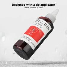 100ml Stamp Refill Ink Quick Drying High Adhesion For Business