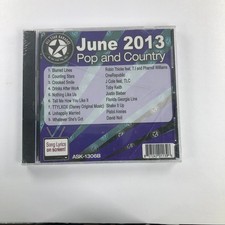Various Artists All Star Karaoke June 2013 Pop Country CD Lyrics On Screen