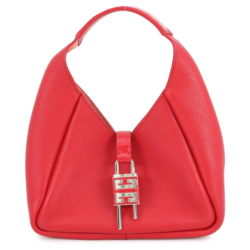 Givenchy — Givenchy G Hobo Handbag Size Mini Leather Red BB50QNB1LY