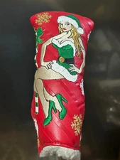 Scotty Cameron Titleist 2009 Lena Claus Christmas Blade Putter Headcover Mint 