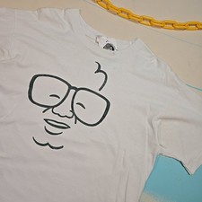 VTG Harry Caray's Sz XL Single Stitch T-Shirt Chicago Art Face Holy Cow FOTL USA