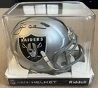 Jon Gruden Las Vegas Raiders Signed Mini Helmet Beckett Auto