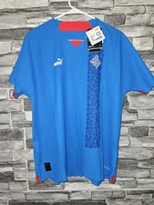 Puma Womens Soccer  Iceland KSI Home XL Blue Rare Liberty ONFIELD AUTHENTIC NWT 