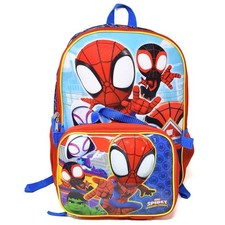 The Amazing Spidey & Friends 16" Shoulder Backpack for School with Rectangular