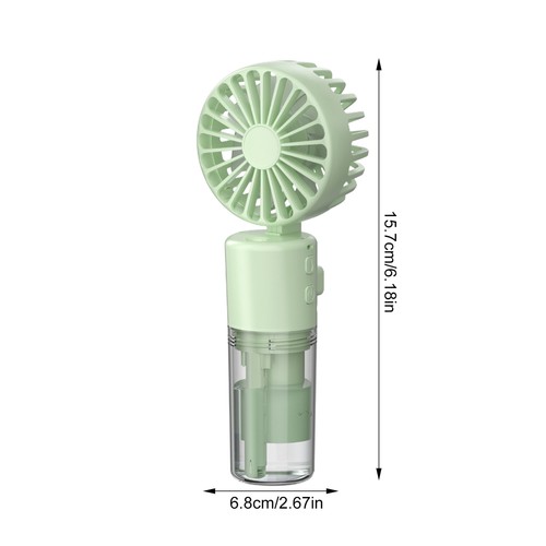 Handheld Mist Fan With Water Humidifier Cooler Rechargeable Mini Hand Spray Fans - Picture 2 of 16