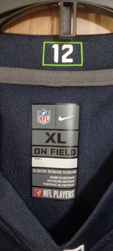 Nike NFL On Field Russell Wilson #3 Seattle Seahawks Youth XL (18/20) Jersey - Afbeelding 3 van 8