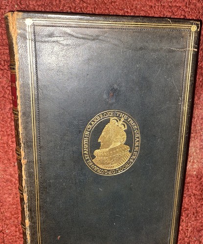 Rare Queen Elizabeth’s Grammar School Antique Gold Guild Leather Bound Book 1800 - Picture 14 of 23