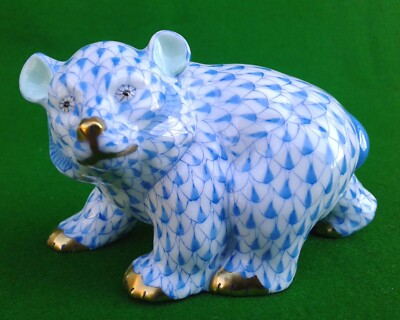 HEREND BLAUES NETZ WALKING BEAR JUNGES - 15362.