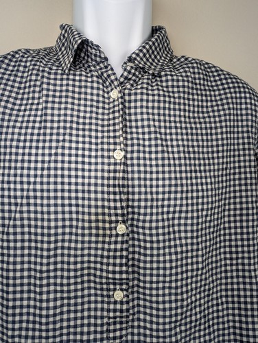 J Crew Women's 10 1/4 Button Long Sleeve Blouse - Picture 3 of 8
