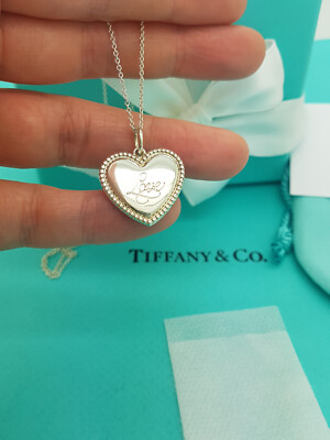 Heart Tag Pendant Original Tiffany Heart Necklace The Tiffany