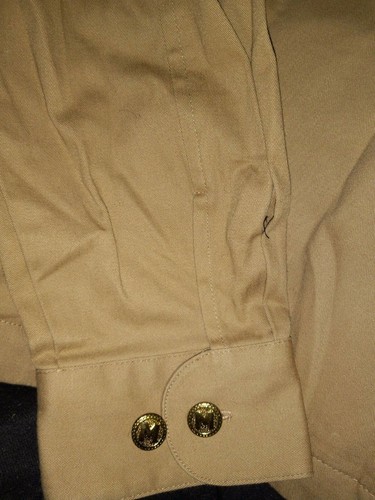 Bob Mackie Wearable Art Khaki Long Sleeve Zip Up Jacket with Gems - Picture 9 of 10