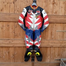 Tuta in pelle intera SPIDI – TROY LEE designs – SCOTT RUSSELL