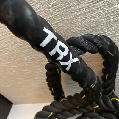 TRX 30 Ft Battle Rope Workout Equipment for Home Gym & Outdoor