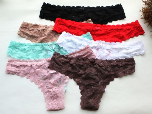 Women Sexy Thongs Floral Mesh Underwear hipster G-string panties XS-S-M-L-XL-2XL