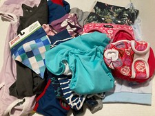 Lot of 16 New Pet Dog One Piece Suits Diapers Harness Senior Supplies Bandana