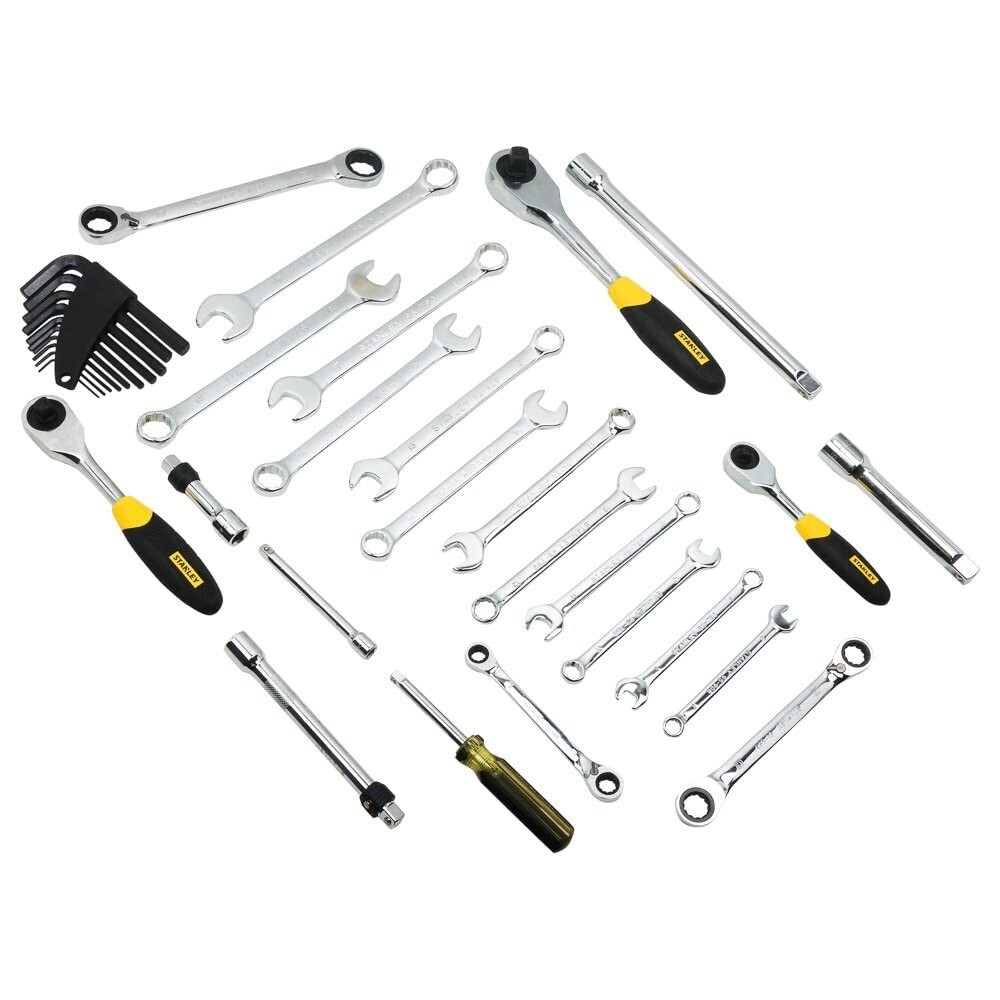STANLEY 94-190 1/4'' and 1/2'' Square Drive 6 Point Metric Set