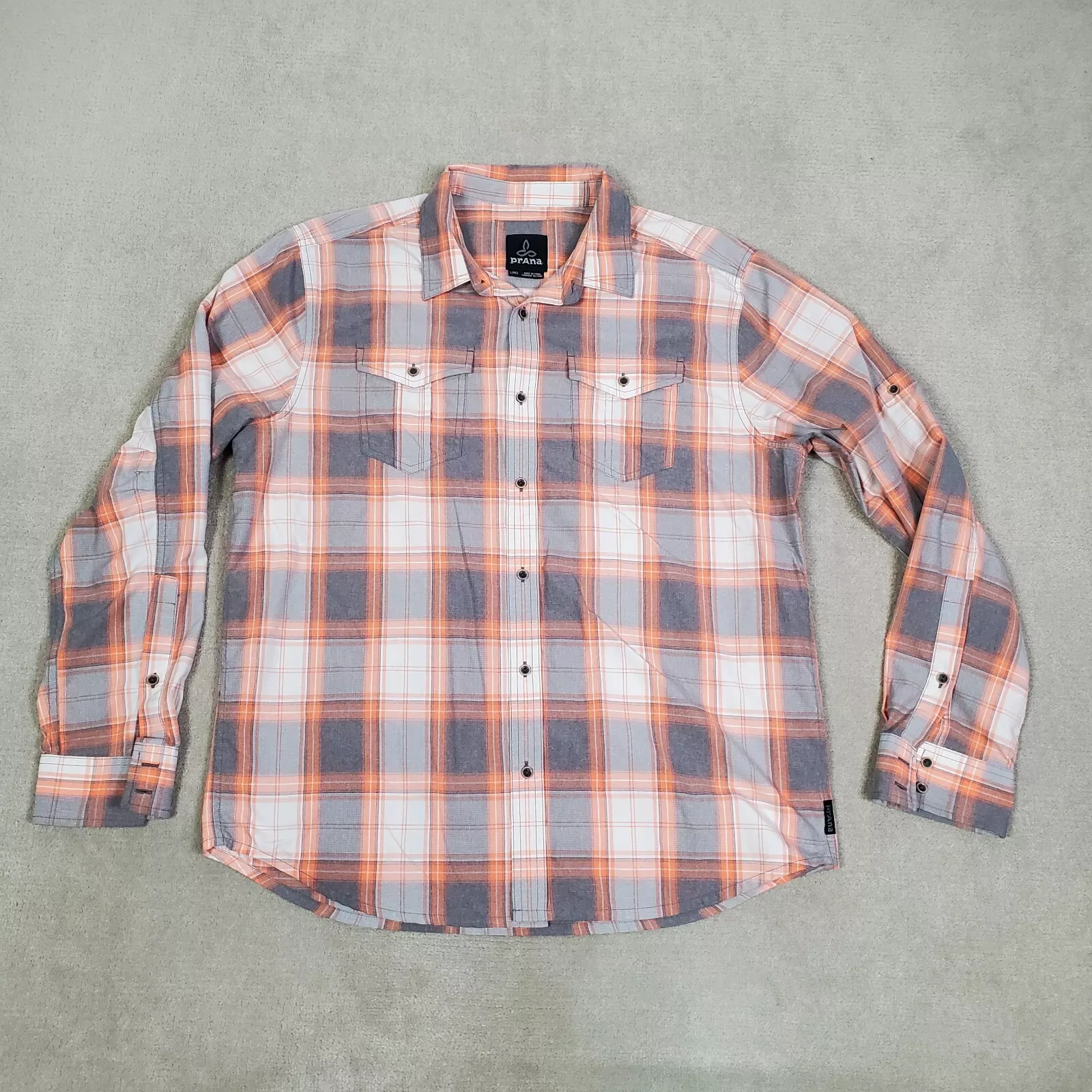 prana button up long sleeve ascension shirt