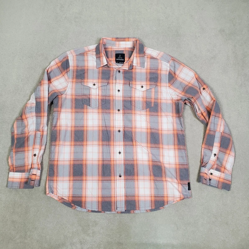 prana button up long sleeve ascension shirt