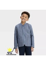 CAT JACK NWT Blue Quilted Aviation Full Zip Up Jacket Size 6/7 Boys BRAND NEW.