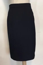 Ann Taylor Skirt Women’s 2 Black Pencil  Professional  Knee Length READ