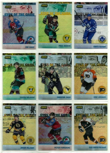 1999-00 STADIUM CLUB EYES OF THE GAME INSERT CARDS - PICK SINGLES - FINISH SET