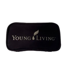 Young Living Essential Oil Dark Blue Storage Bag Holder Holds 10 Zip Closure