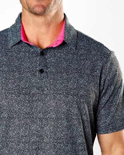 Camisa Polo Sunday Swagger Pintura Estática Manga Corta Hombres Talla 3XL NUEVA - Imagen 5 de 9