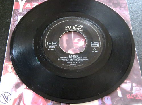 YAZOO - Don't Go 7" VINYL / MUTE RECORDS - 101674 / 1982 - Afbeelding 2 van 3