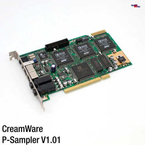 CREAMWARE SCOPE P-SAMPLER V1.01 PCI AUDIO SOUND CARD CARD DPS QUICKLOGIC