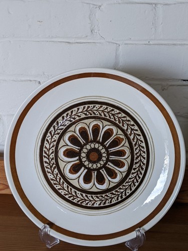 Royal China Monterey Dinner Plates 10.25" Cavalier Ironstone USA Set Of 4 Brown - Picture 2 of 23