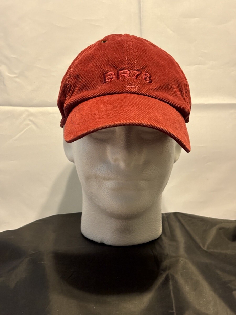 Banana Republic Clothing Company BR78 Adjustable Corduroy Hat Cap Burgundy OSFA