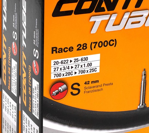 6 x Continental Rennradschlauch Race 28 Zoll 20/25-622/630 SV 42 mm Fahrrad - Bild 3 von 3