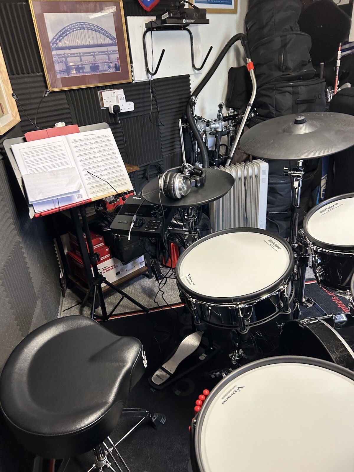 roland electronic drum kit vdrums eBay