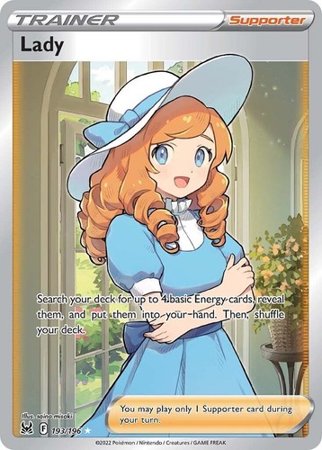 Pokémon TCG 2020 Pokémon Center Lady 185/185 Vivid Voltage Full