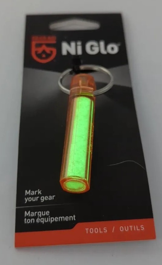 Gear Aid Ni Glo Lot De 2 Porte-clés Lumineux 5,1 Cm – Phosphorescent, Rechargeable, étanche IPX8, Pour Camping, Plongée Et Pêche De Nuit – Bleu