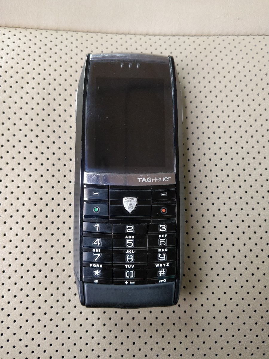 Téléphone Tag Heuer Meridiist - Série Limitée Lamborghini - Quasi Neuf - Argenté