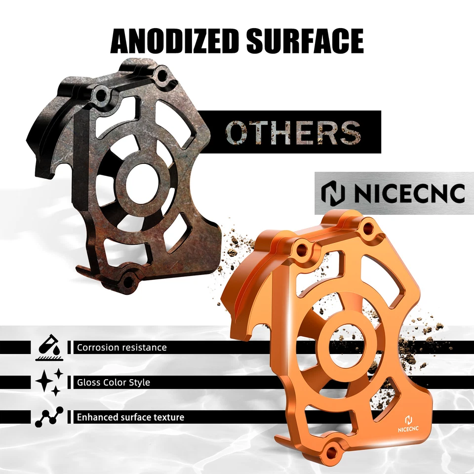 Protector de piñón con cubierta de piñón delantero NICECNC para KTM 990 Adventure R 2009-2012 Foto 4 de 4