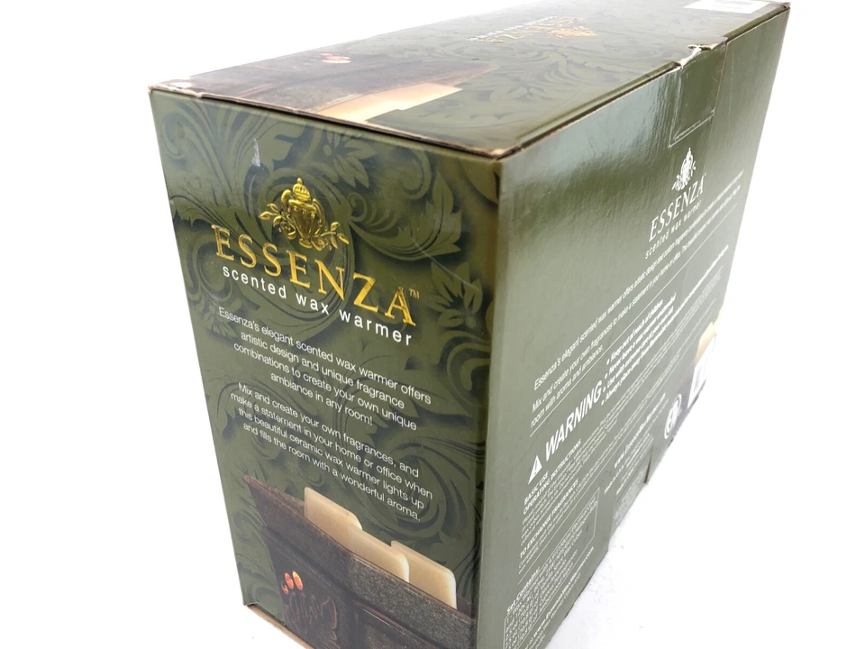 Calentador de cera perfumado de cerámica ESSENZA con 4 juegos de cubos de fragancia de cera Foto 4 de 4