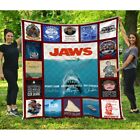 Jaws Quilt, Jaws Horror Movies Quilt Blanket Soft and Cozy Luxury
