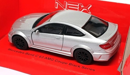 Welly Pull Back & Go 49720CW-AZ-3 - Mercedes Benz C63 AMG Coupe Black Series - Picture 2 of 5