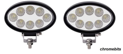 2X 24W 12V 24V LED Lavoro Faretto Faro Per John Deere Valtra Fendt Trattore