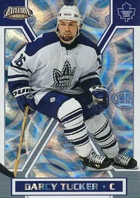 2002-03 Pacific Exclusive #164 DARCY TUCKER - Toronto Maple Leafs