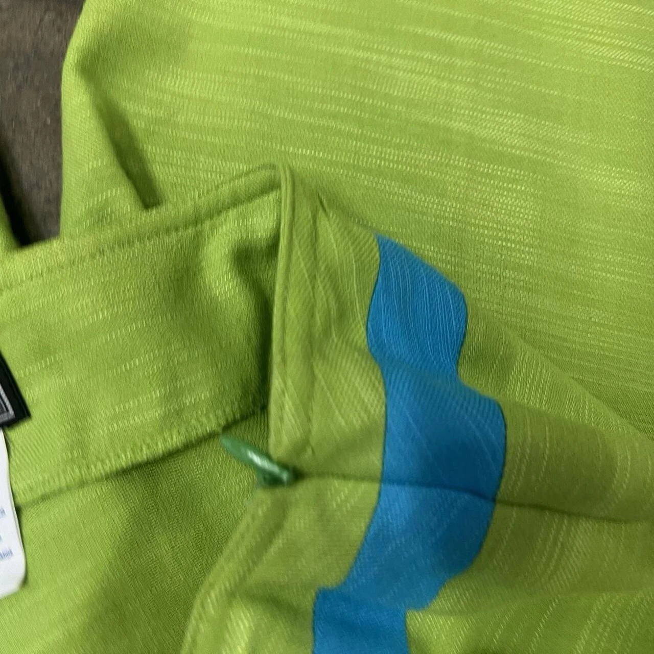 Pantalone Versace Versus verde lime brillante anni 90 con fascia in vita color verde acqua taglia 30” vita