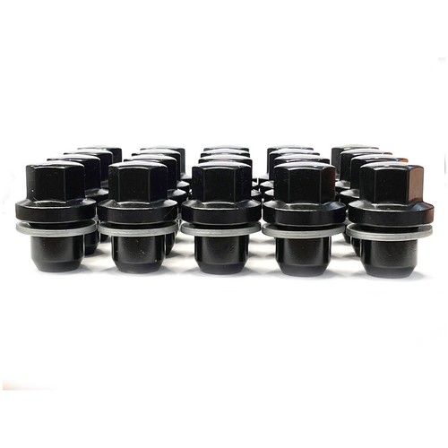 Tuercas de rueda de aleación negras TPi 20 x M14x1,50 22 mm Land Rover Discovery 5 L462 - Imagen 5 de 10