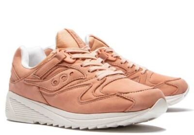 Saucony Men's Grid 8500 HT Sneakers Peach/White Size: M US