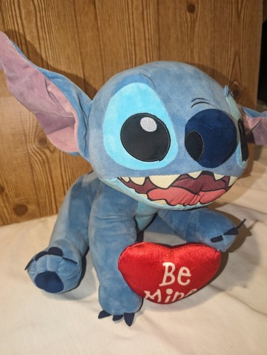 Gemmy Disney 15" inch Lilo & Stitch Be Mine Valentine's Day Plush Large - Picture 3 of 11